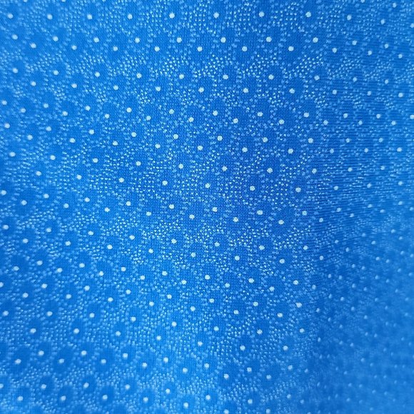 Tiger Woods Polo Shirt Men's XXL Blue White Geometric Polka Dot Short Sleeve - Picture 9 of 9